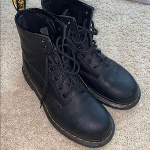 Black Dr. Marten Boots